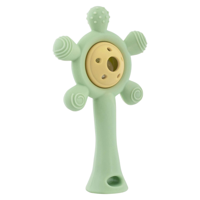 Погремушки, прорезыватели - Прорезыватель Baby Team силиконовый с погремушкой (4039)#2