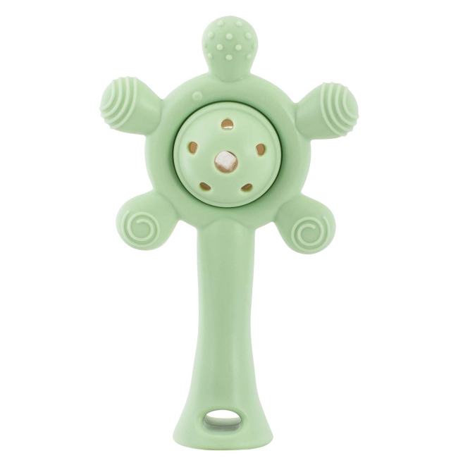 Погремушки, прорезыватели - Прорезыватель Baby Team силиконовый с погремушкой (4039)#3