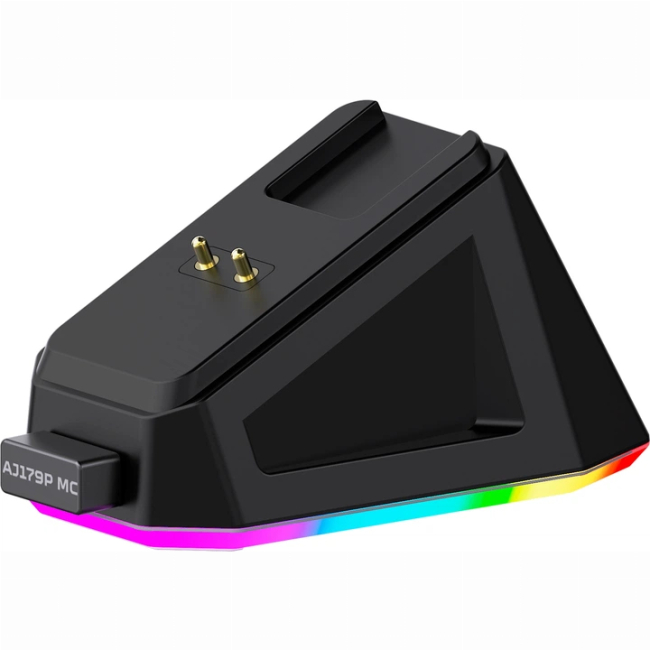 Клавіатура і миші - Мишка Ajazz AJ179P MC Charging Dock Wireless/Bluetooth/USB Black (AJ179P-MC-B)#5