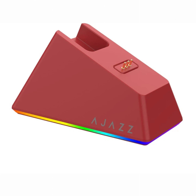 Клавиатура и мыши - Мышка беспроводная Ajazz AJ139 V2 MC Wireless/Bluetooth/USB Red (AJ139-V2-MC-R)#5