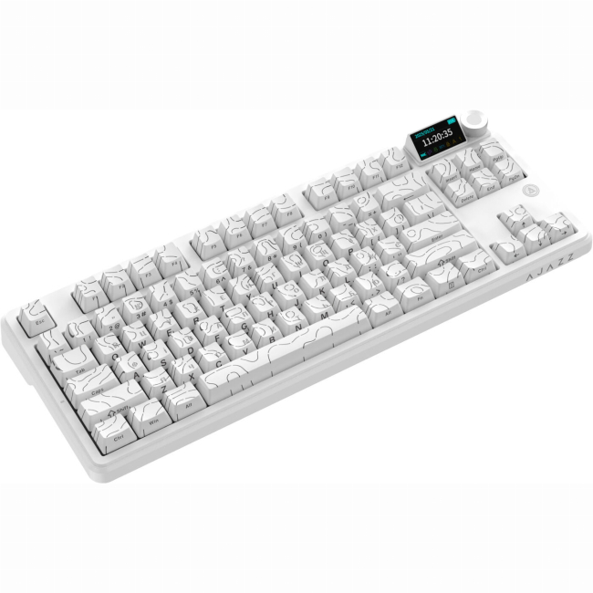 Клавиатура и мыши - Клавиатура беспроводная Ajazz AK870 V2 Maillard Switch White (AK870-V2-S-W)#3