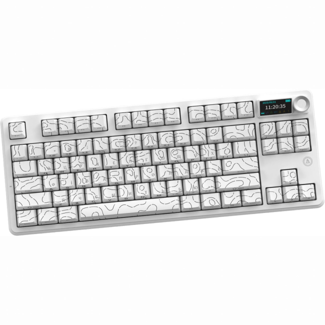 Клавиатура и мыши - Клавиатура беспроводная Ajazz AK870 V2 Maillard Switch White (AK870-V2-S-W)#4