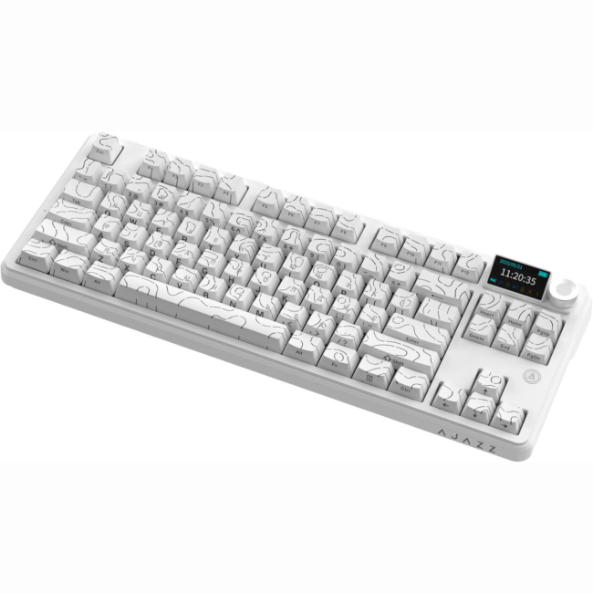 Клавиатура и мыши - Клавиатура беспроводная Ajazz AK870 V2 Maillard Switch White (AK870-V2-S-W)#5