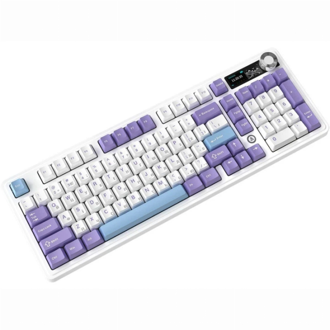 Клавіатура і миші - Клавіатура бездротова Ajazz AK980 V2 Gift Switch V2 White (AK980-V2-G-PWB)#4