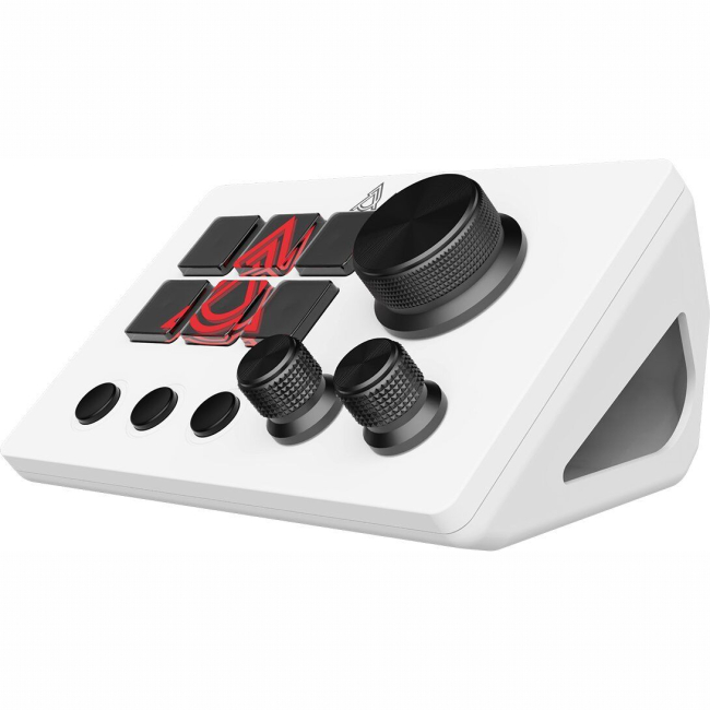 Блогерство и стриминг - Контроллер для стриминга Ajazz AKP03E USB White (AKP03E-W)#3