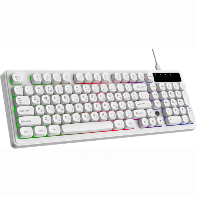 Клавіатура і миші - Клавіатура  Ajazz AF98 White USB-C (AF98-W)#2