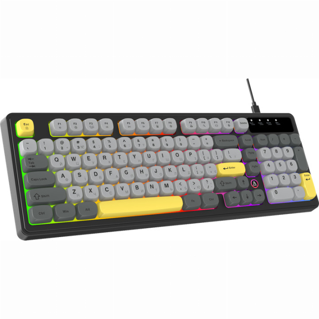 Клавіатура і миші - Клавіатура  Ajazz AF98 Black USB-C (AF98-BGY)#3