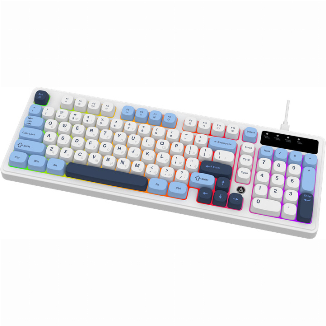 Клавиатура и мыши - Клавиатура Ajazz AF98 White USB-C (AF98-GB)#2