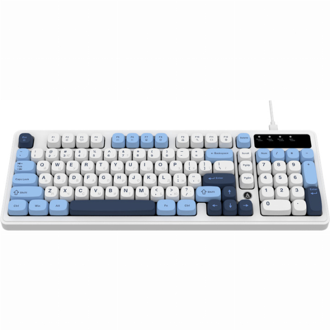 Клавиатура и мыши - Клавиатура Ajazz AF98 White USB-C (AF98-GB)#4