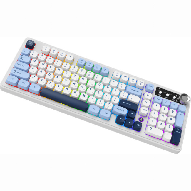 Клавиатура и мыши - Клавиатура Ajazz AF98 PLUS White (AF98-PLUS-GB)#3