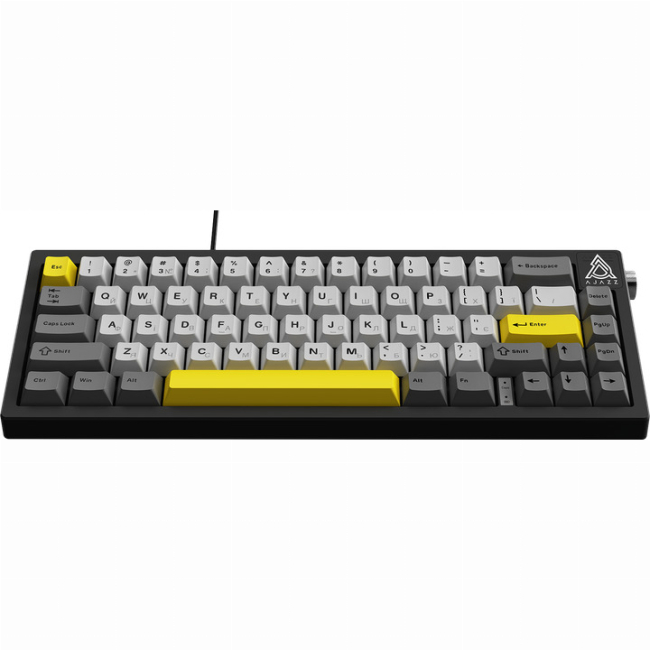 Клавиатура и мыши - Клавиатура Ajazz AK650 Moon Yellow Switch Black USB-C (AK650-MY-GWY)#4