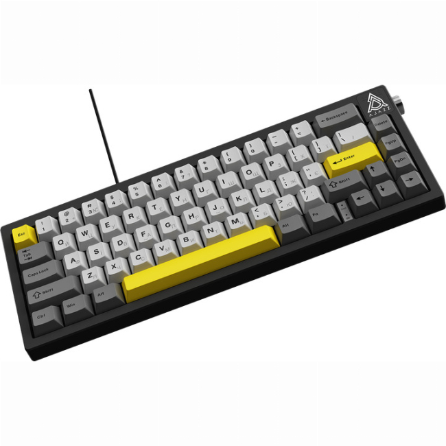 Клавиатура и мыши - Клавиатура Ajazz AK650 Moon Yellow Switch Black USB-C (AK650-MY-GWY)#5