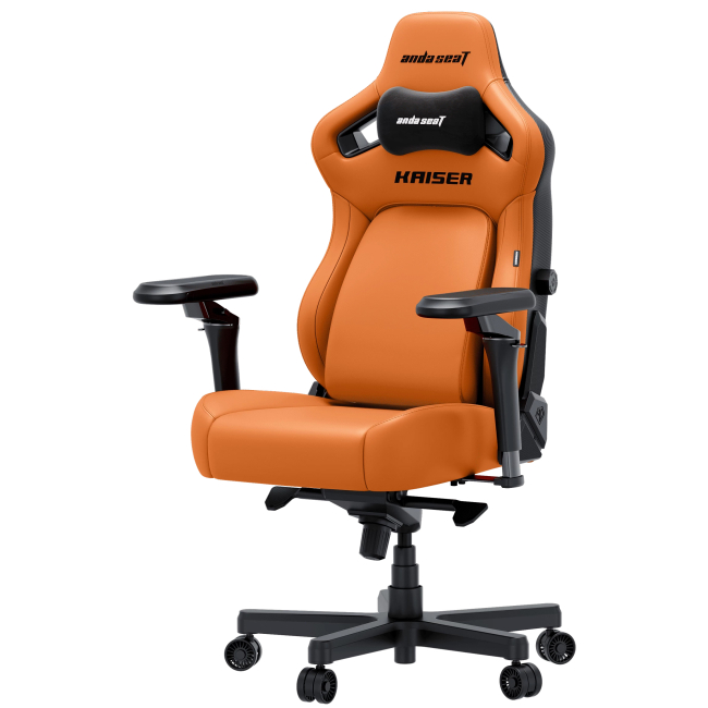 Меблі для геймерів - Крісло ігрове Anda Seat Kaiser 4 V2 Size XL Orange PVC (AD12YDDC-XLL-20-O-PV/C-03)#2