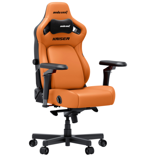 Меблі для геймерів - Крісло ігрове Anda Seat Kaiser 4 V2 Size XL Orange PVC (AD12YDDC-XLL-20-O-PV/C-03)#3