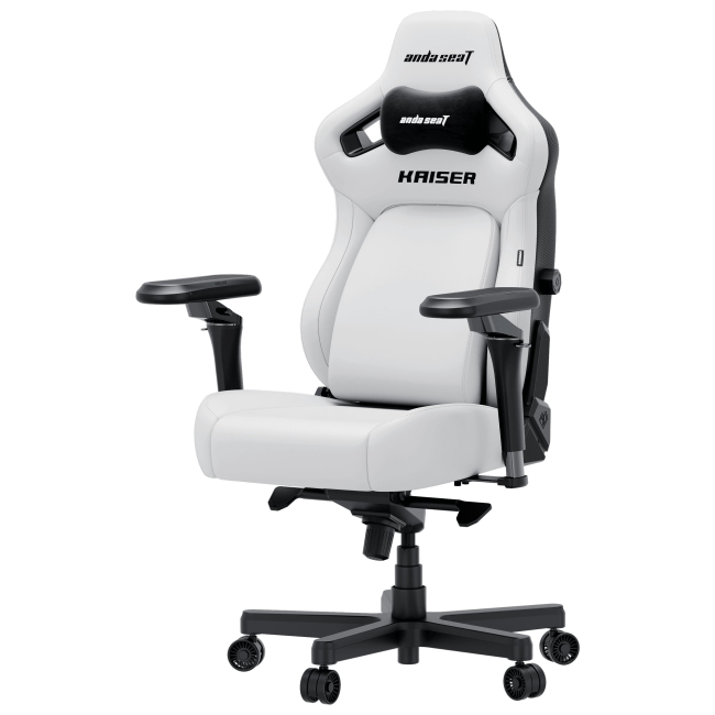 Мебель для геймеров - Кресло игровое Anda Seat Kaiser 4 V2 Size XL White PVC (AD12YDDC-XLL-20-W-PV/C-03)#2