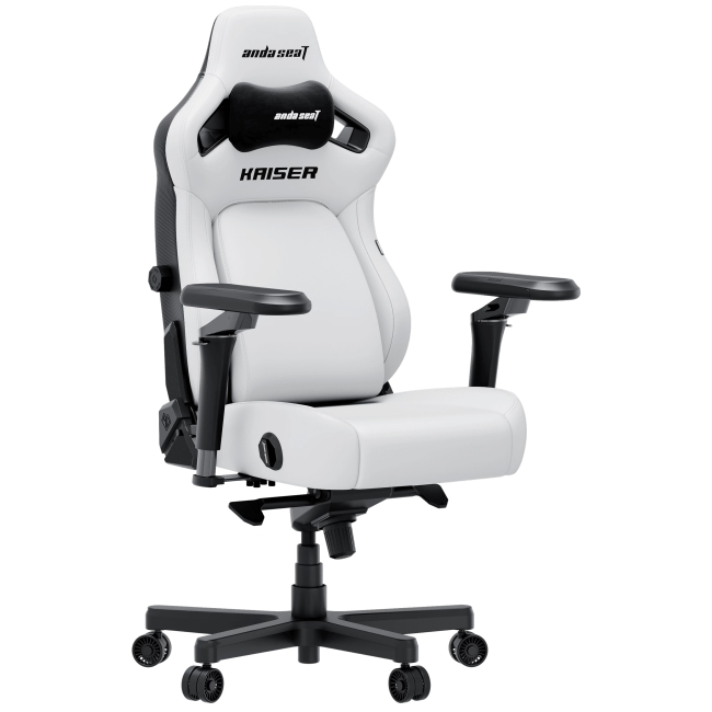 Мебель для геймеров - Кресло игровое Anda Seat Kaiser 4 V2 Size XL White PVC (AD12YDDC-XLL-20-W-PV/C-03)#3