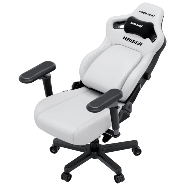Мебель для геймеров - Кресло игровое Anda Seat Kaiser 4 V2 Size XL White PVC (AD12YDDC-XLL-20-W-PV/C-03)#4
