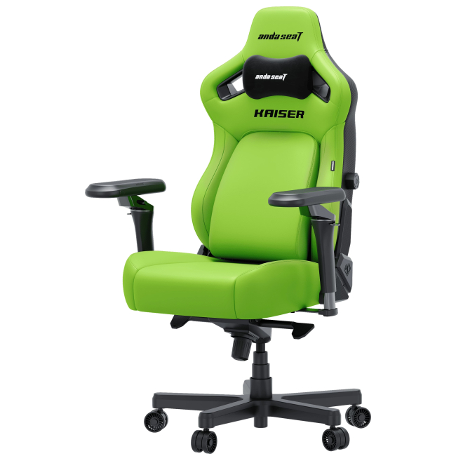 Мебель для геймеров - Кресло игровое Anda Seat Kaiser 4 V2 Size XL Cyber Green PVC (AD12YDDC-XLL-20-C-PV/C-03)#2