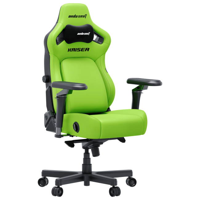 Мебель для геймеров - Кресло игровое Anda Seat Kaiser 4 V2 Size XL Cyber Green PVC (AD12YDDC-XLL-20-C-PV/C-03)#3