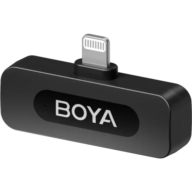 Мікрофони - Петличний мікрофон Boya Lightning Black (BY-V2)#4