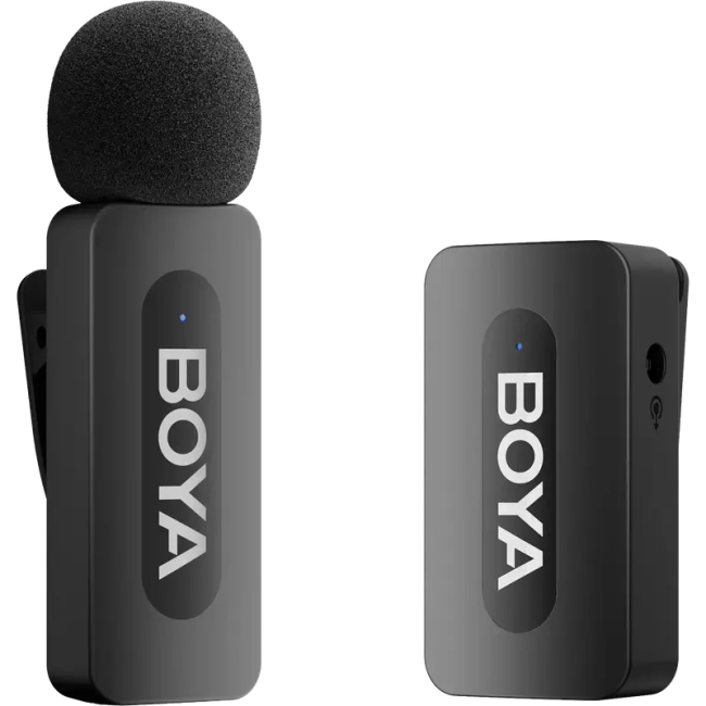 Микрофоны - Петличный микрофон Boya TRS for camera Black (BY-V35)#2
