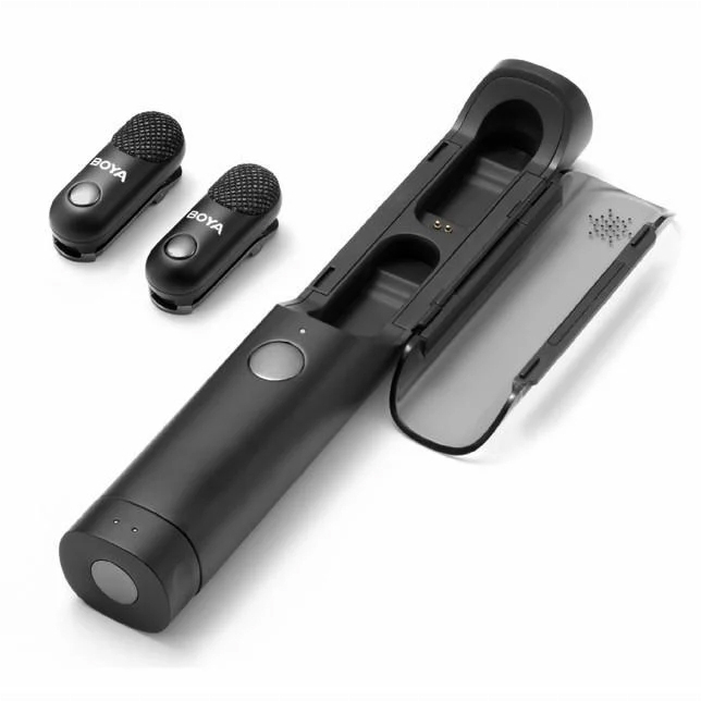 Микрофоны - Беспроводной микрофон Boya Magic Type-C/TRS Black (Magic-03)#2