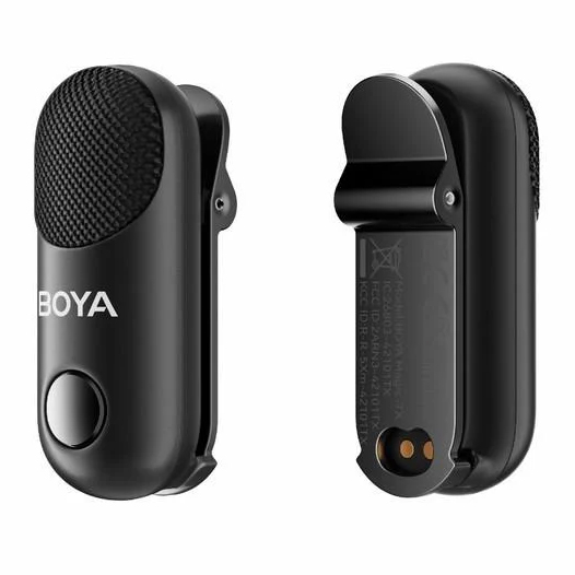 Микрофоны - Беспроводной микрофон Boya Magic Type-C/TRS Black (Magic-03)#3