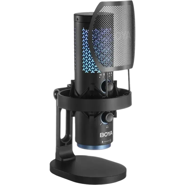 Микрофоны - Конденсаторный микрофон Boya RGB Black (BOYA K5-02)#2