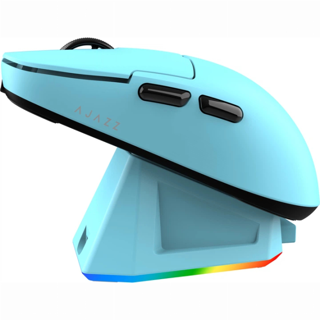 Клавіатура і миші - Мишка Ajazz AJ159P MC Wireless/Bluetooth/USB Blue Charging Dock (AJ159P-MC-Blue)#2