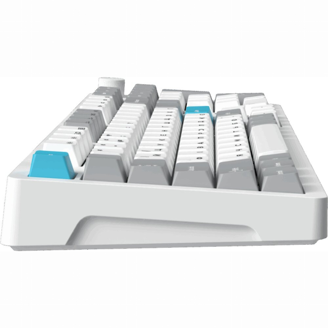 Клавіатура і миші - Клавіатура GamePro Asgard Drakkar Keychron Super Red Switch Wireless/Bluetooth/USB White (MK305WH)#3