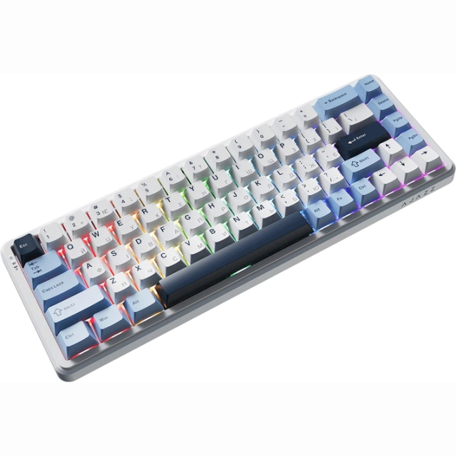 Клавіатура і миші - Клавіатура Ajazz AK680 MAX Magnetic Switch RGB USB White (AK680-M-BWD-AW)#2