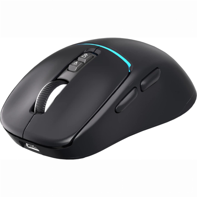 Клавіатура і миші - Мишка OfficePro Silent Click Wireless Black (M468B)#3
