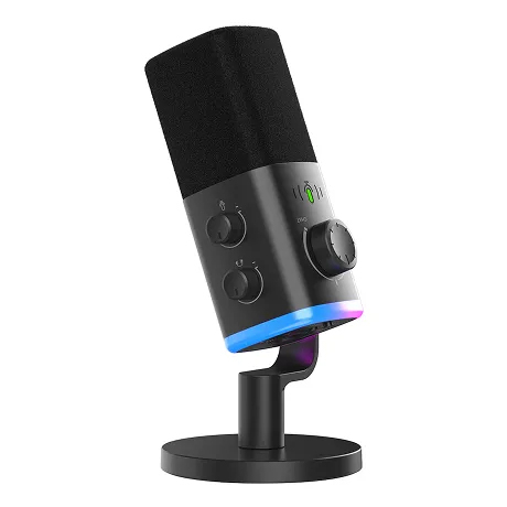 Микрофоны - Динамический микрофон Fifine XLR/USB Black (AM9)#4