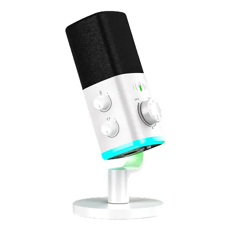 Микрофоны - Динамический микрофон Fifine XLR/USB White (AM9W)#3