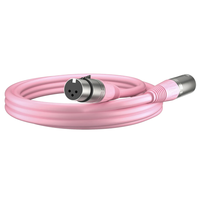 Товари для геймерів - Мікрофонний кабель Fifine XLR Male to Femal 1.8m Pink (L9CP)#2