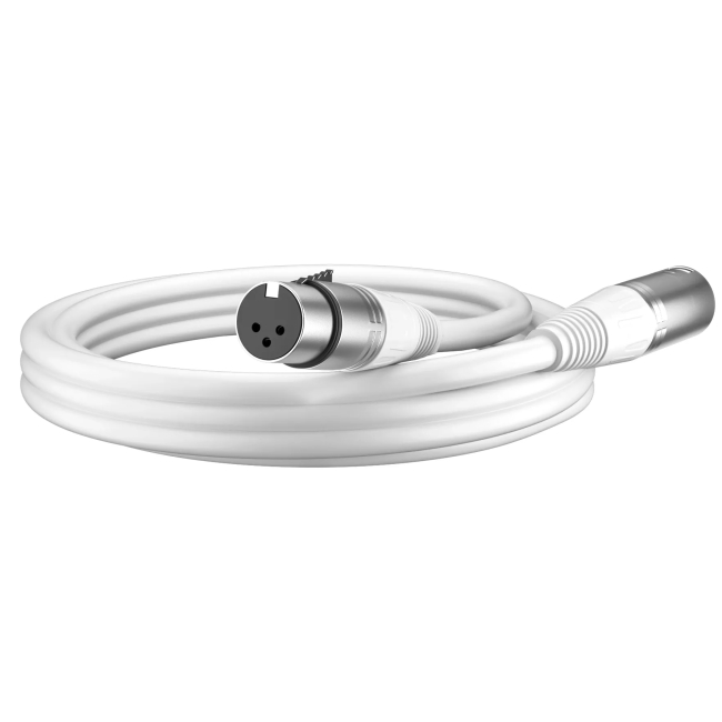 Товари для геймерів - Мікрофонний кабель Fifine XLR Male to Femal 1.8m White (L9CW)#2