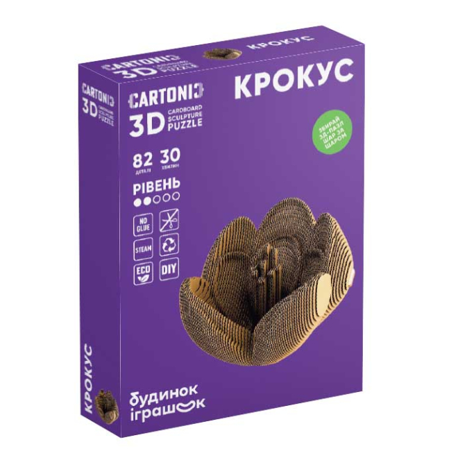 3D-пазлы - 3D-пазл Cartonic Крокус (CARTCROCUS)#3