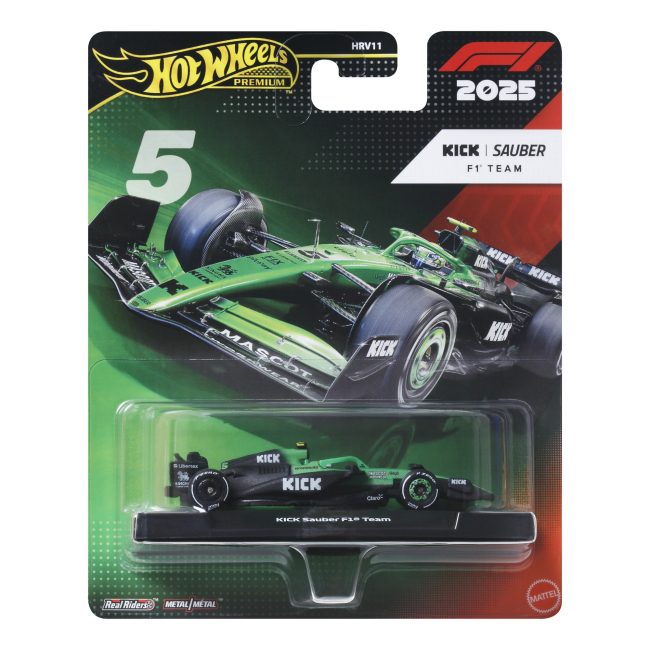 Автомодели - Автомодель Hot Wheels Formula 1 Kick Sauber F1 Team (HRV11/8)#6