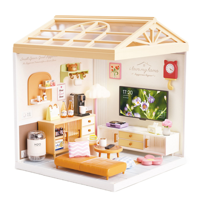 Конструктори з унікальними деталями - Конструктор-румбокс Mini House Інтер'єр Вітальня (8006)#2