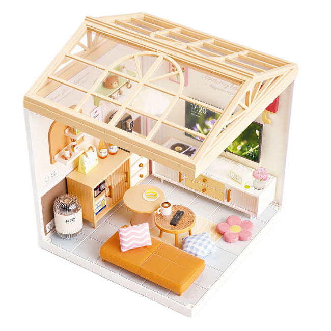 Конструктори з унікальними деталями - Конструктор-румбокс Mini House Інтер'єр Вітальня (8006)#3