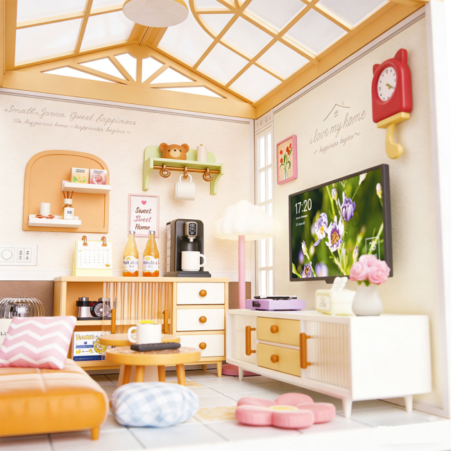 Конструктори з унікальними деталями - Конструктор-румбокс Mini House Інтер'єр Вітальня (8006)#7