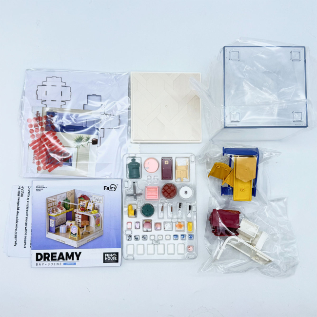 Конструктори з унікальними деталями - Конструктор-румбокс Mini House Інтер'єр Міні Крамниця подарунків (8037)#4