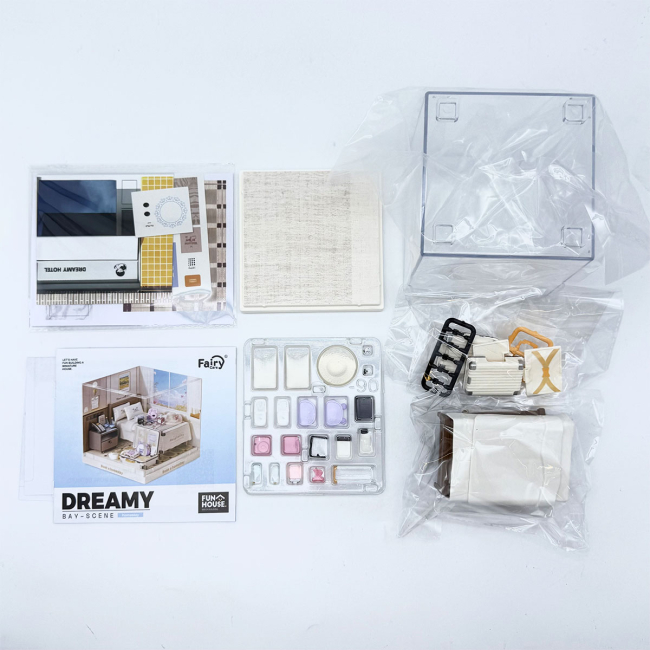 Конструктори з унікальними деталями - Конструктор-румбокс Mini House Інтер'єр Міні Готельний номер (8038)#3