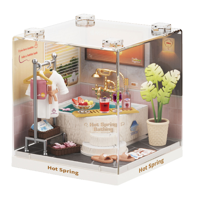 Конструктори з унікальними деталями - Конструктор-румбокс Mini House Інтер'єр Міні Термальна купальня (8041)#2