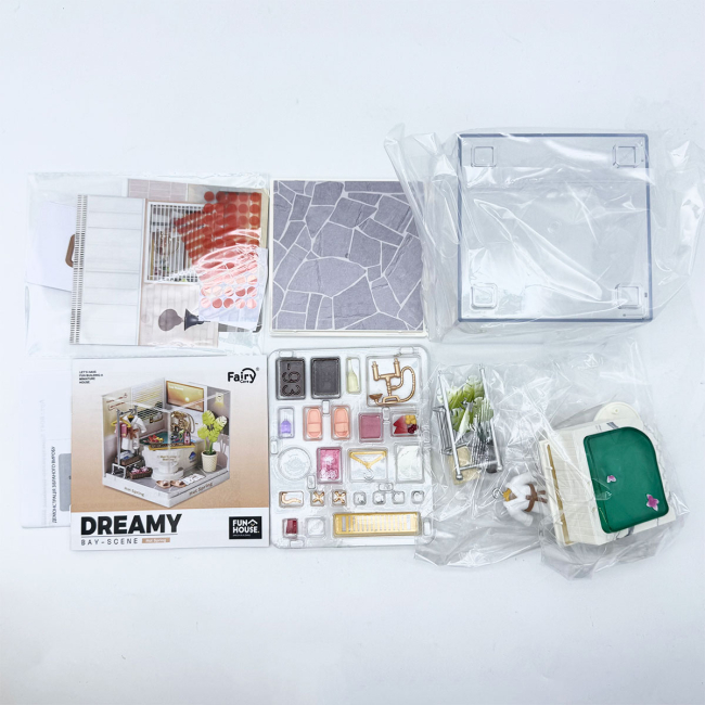 Конструктори з унікальними деталями - Конструктор-румбокс Mini House Інтер'єр Міні Термальна купальня (8041)#4