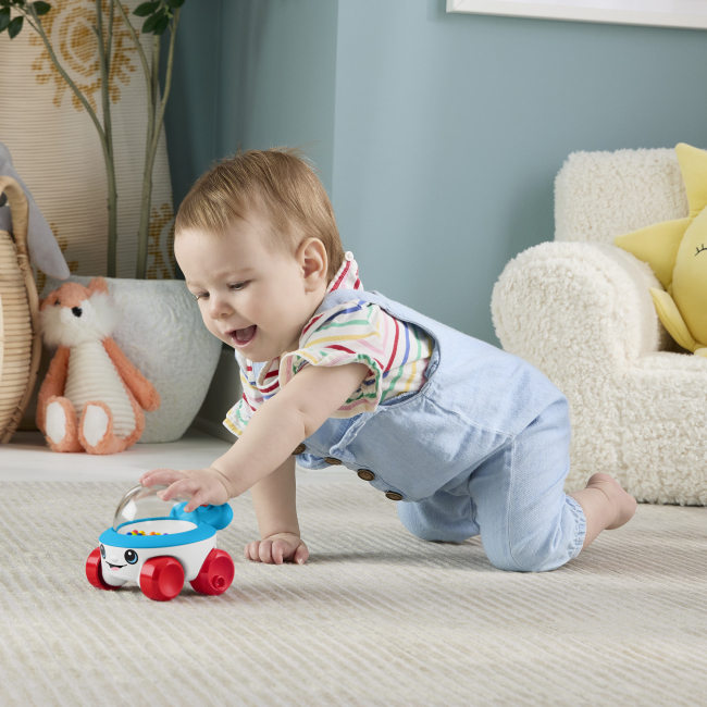 Розвивальні іграшки - Розвивальна іграшка Fisher-Price Машинка-каталка Попкорн (JKD57)#7