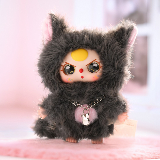 Брелоки - Мягкая игрушка с кольцом Pop Top Cureplaneta Baby Three Котики и собачки (CRP2601)#4