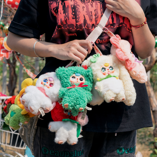 Брелоки - М'яка іграшка з кільцем Pop Top Cureplaneta Baby Three Весна (CRP2603)#2