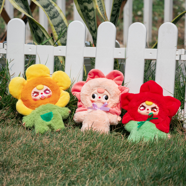 Брелоки - М'яка іграшка з кільцем Pop Top Cureplaneta Baby Three Весна (CRP2603)#3