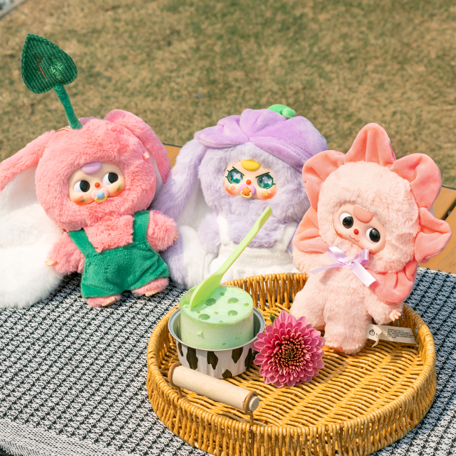 Брелоки - М'яка іграшка з кільцем Pop Top Cureplaneta Baby Three Весна (CRP2603)#5